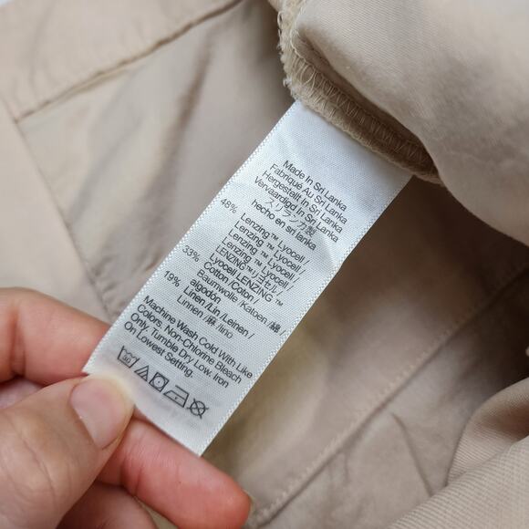 Madewell Womens The Harlow Wide Leg Pant Plus Size 16 Harvest Moon Sailor NWT - Picture 10 of 15